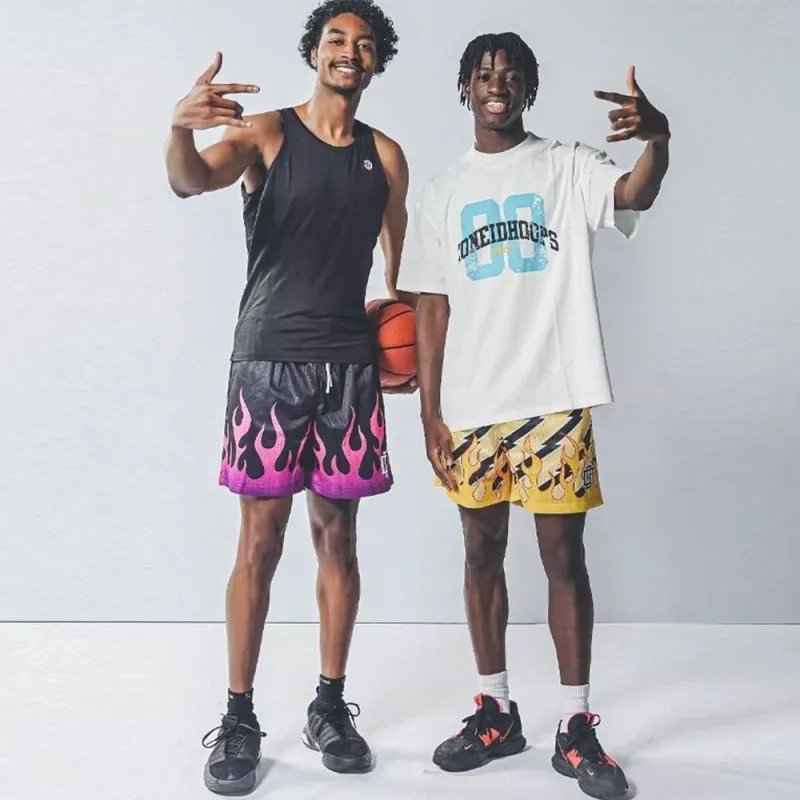TESTUNG Basketball Shorts Unisex-12