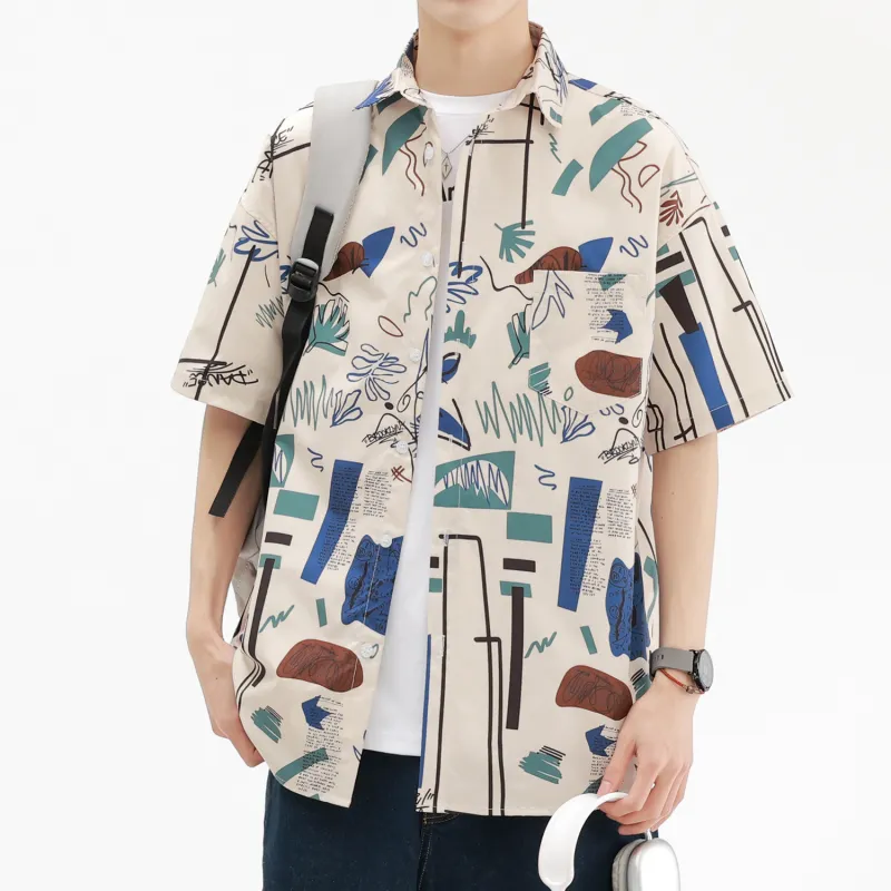 F·dragon Shirts Unisex Tahiti Apricot-2