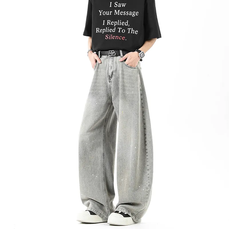 F·dragon Jeans Unisex Gray-3