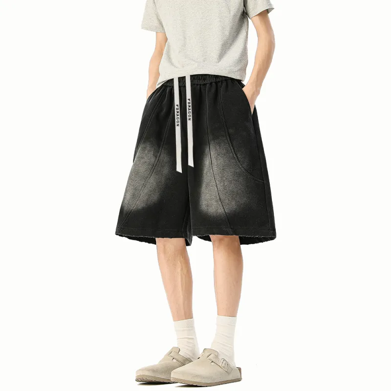 F·dragon Denim Shorts Unisex Black-4