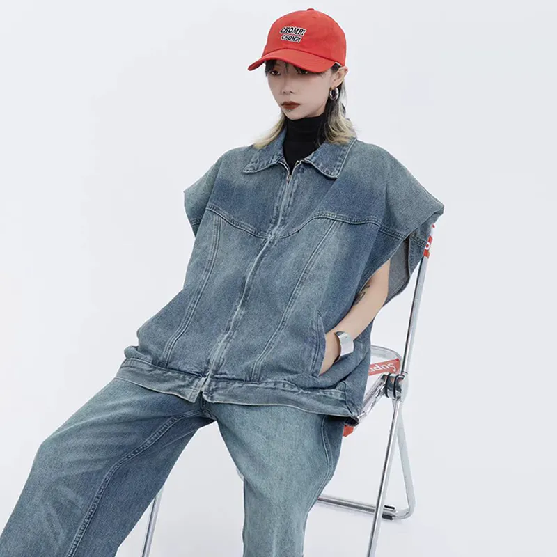 TESTUNG Vests Unisex Blue-9