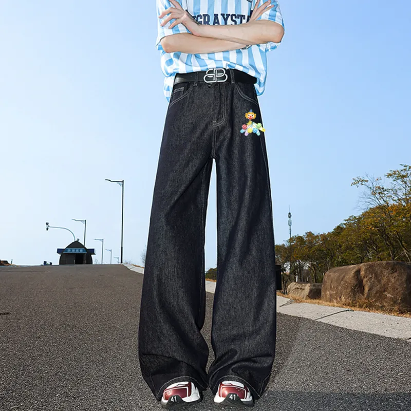 F·dragon Jeans Unisex Black-2