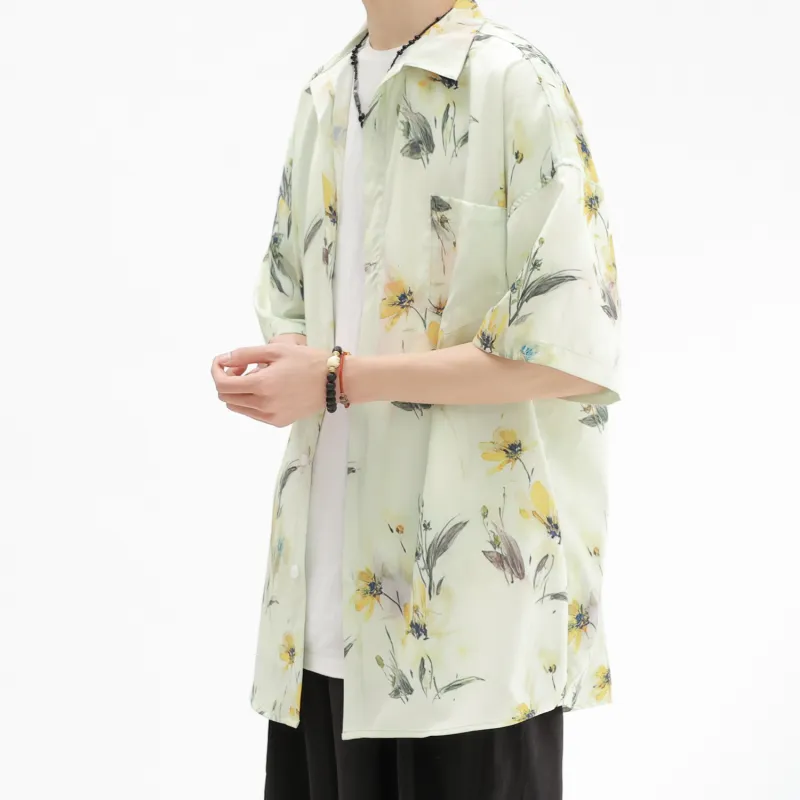 F·dragon Shirts Unisex Shangri La Apricot-1