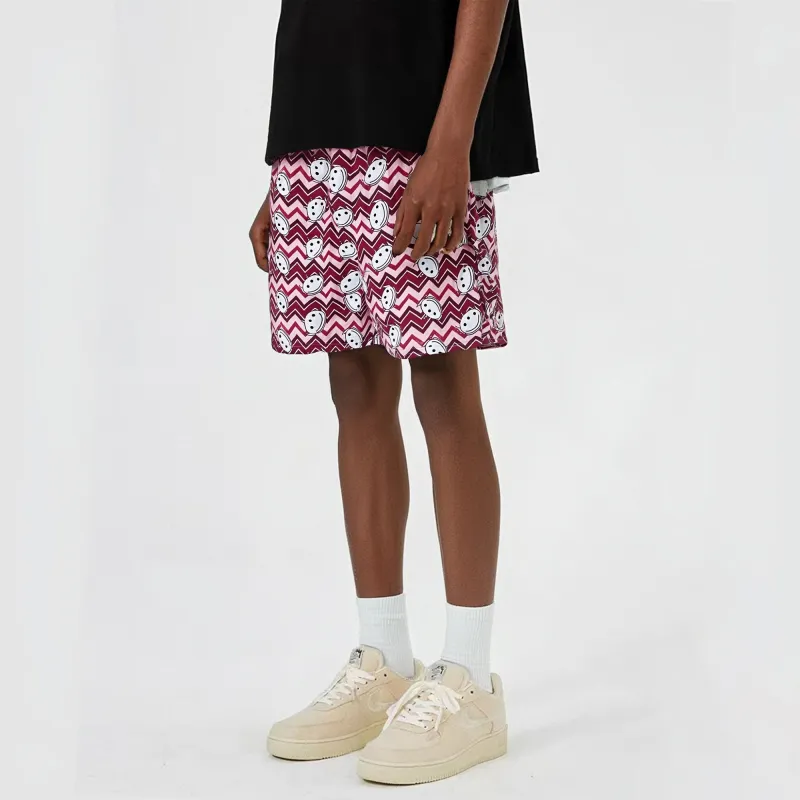 F·dragon Basketball Shorts Unisex Pink-3