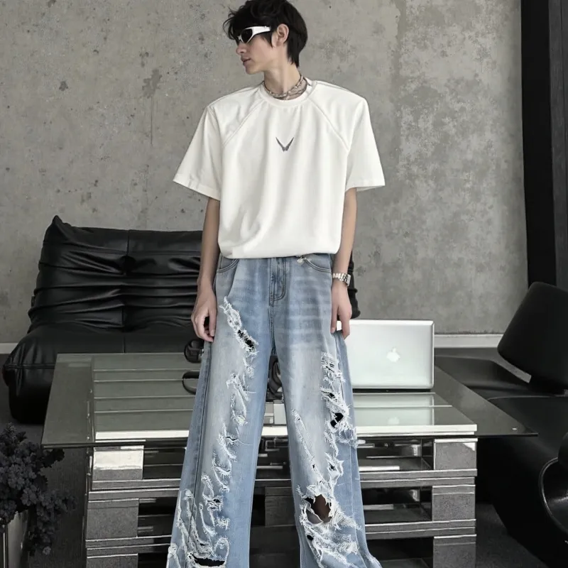 F·dragon Jeans Unisex Vintage Blue-4