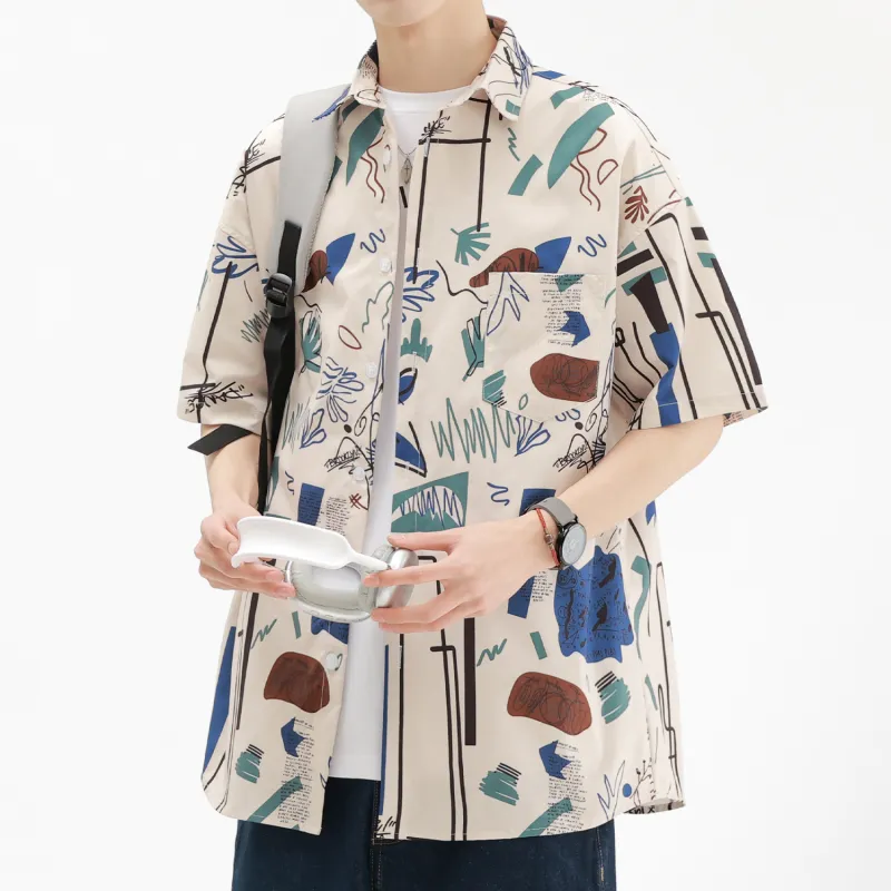 F·dragon Shirts Unisex Tahiti Apricot-1
