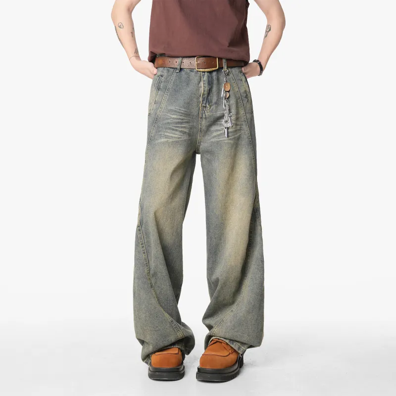 F·dragon Jeans Unisex Vintage Blue-2
