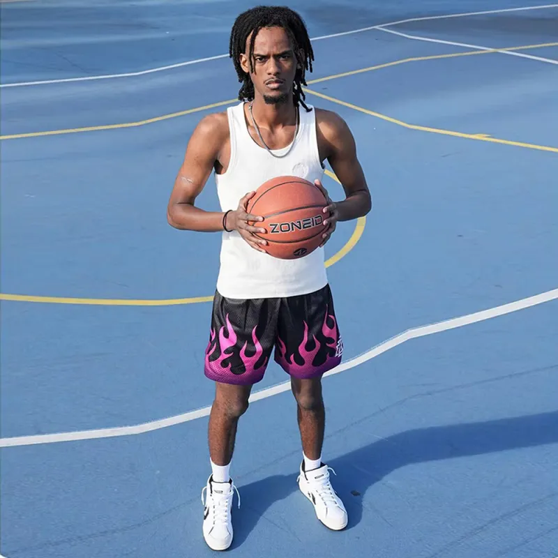 TESTUNG Basketball Shorts Unisex-4