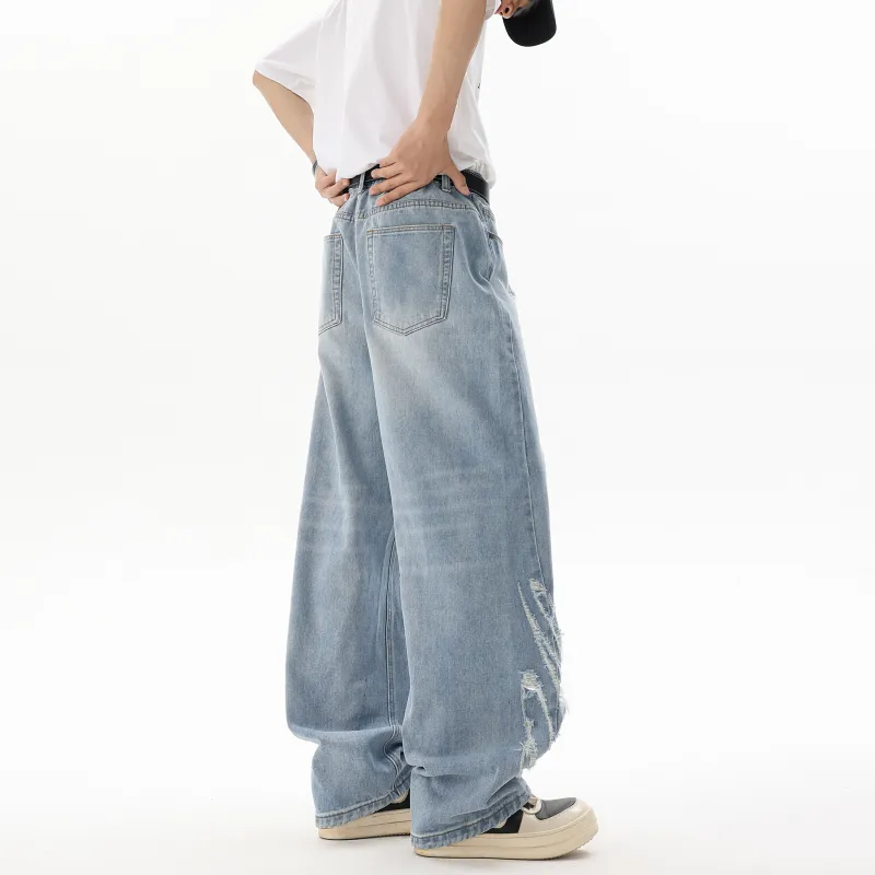 F·dragon Jeans Unisex Vintage Blue-1