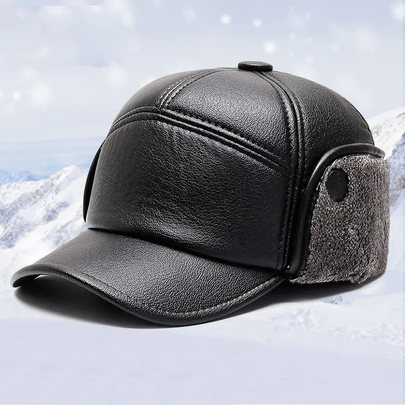 TUCANO Pu Leather Baseball Caps Unisex-6