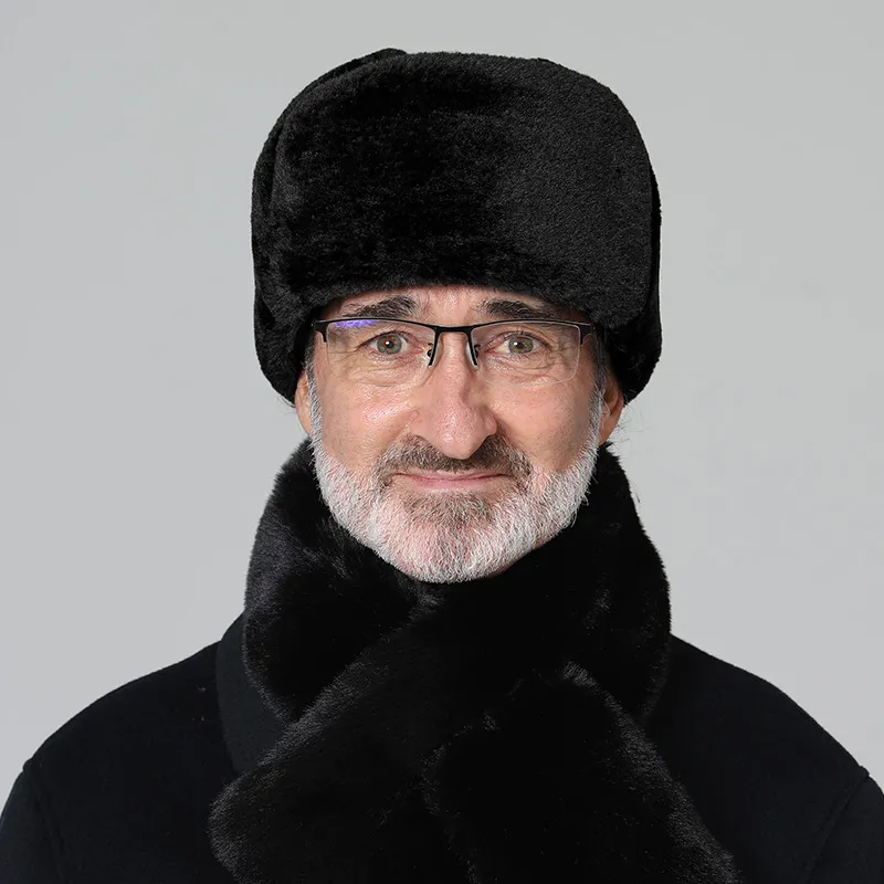 TUCANO Cow Leather Trapper Hats Unisex-7