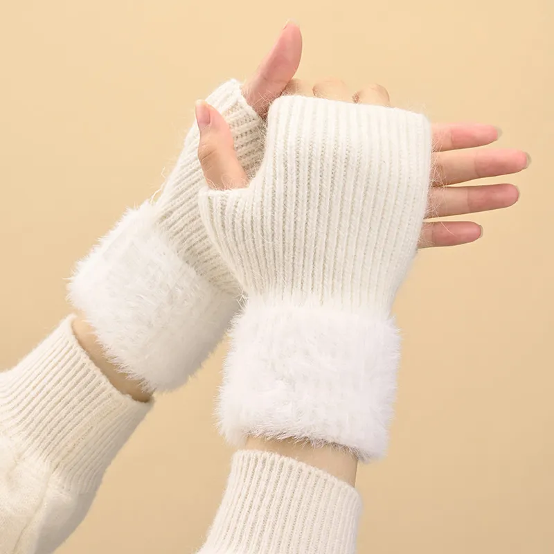 TUCANO Rabbit Fur Gloves Women's-1