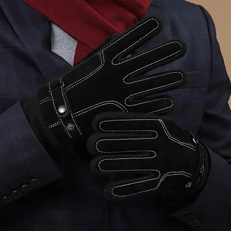 TUCANO Pig Leather Knit Gloves Unisex-2