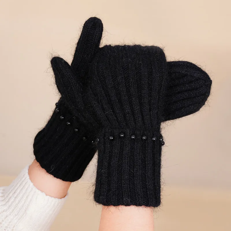TUCANO Rabbit Hair Cotton Gloves Women's-9