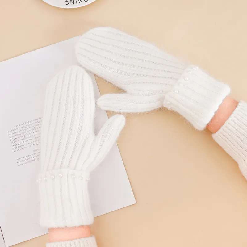 TUCANO Rabbit Hair Cotton Gloves Women's-2