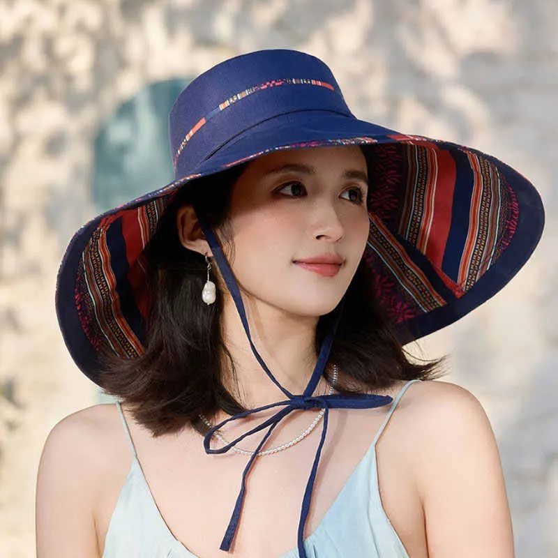 TUCANO Polyester Sun Protection Hats Women's-4