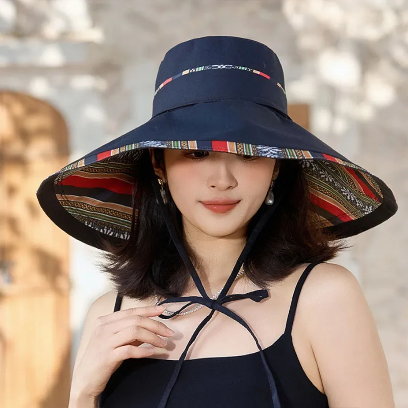TUCANO Polyester Sun Protection Hats Women's-7