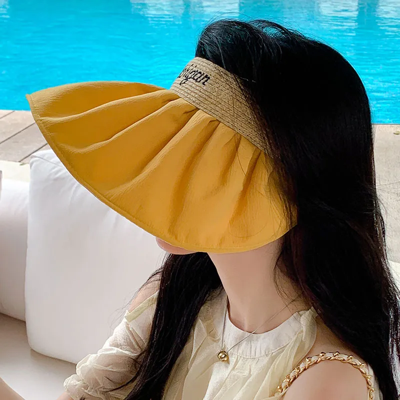 TUCANO Double Sided Two Tone Polyester Sun Protection Hats Women's Double Sided Two Tone-7