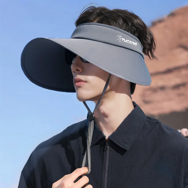 TUCANO Polyester Sun Protection Hats Unisex-4