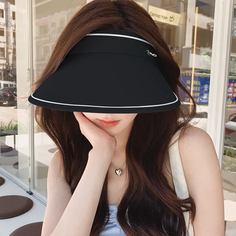 TUCANO Double Layer Polyester PVC Sun Protection Hats Unisex-7