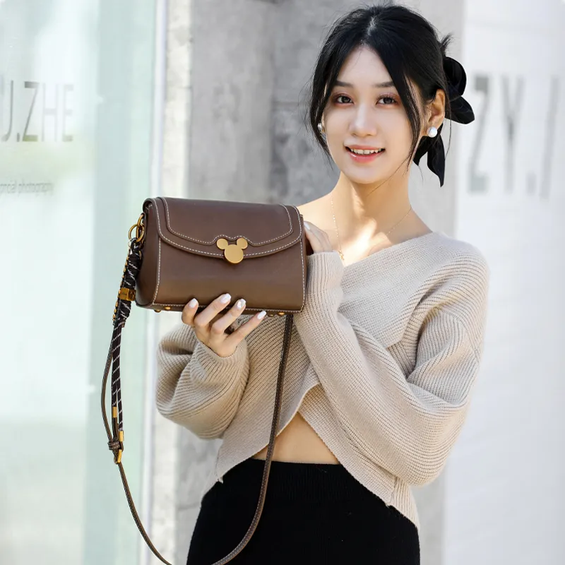 Disney Mickey Series PU Shoulder Bag Regular Women's Coffee-7