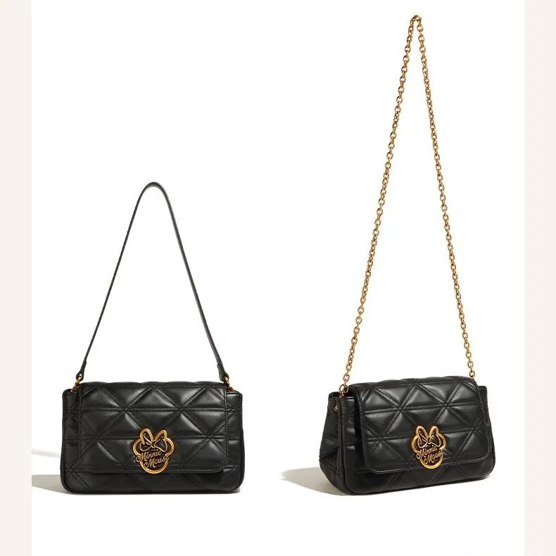 Disney Minnie Series Pu Crossbody Bag, Shoulder Bag Regular Women's Black-13