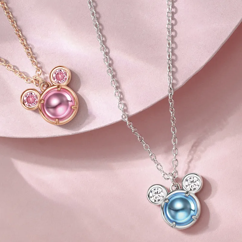 Disney Magic Colors Series S925 Silver Necklaces Women's-43