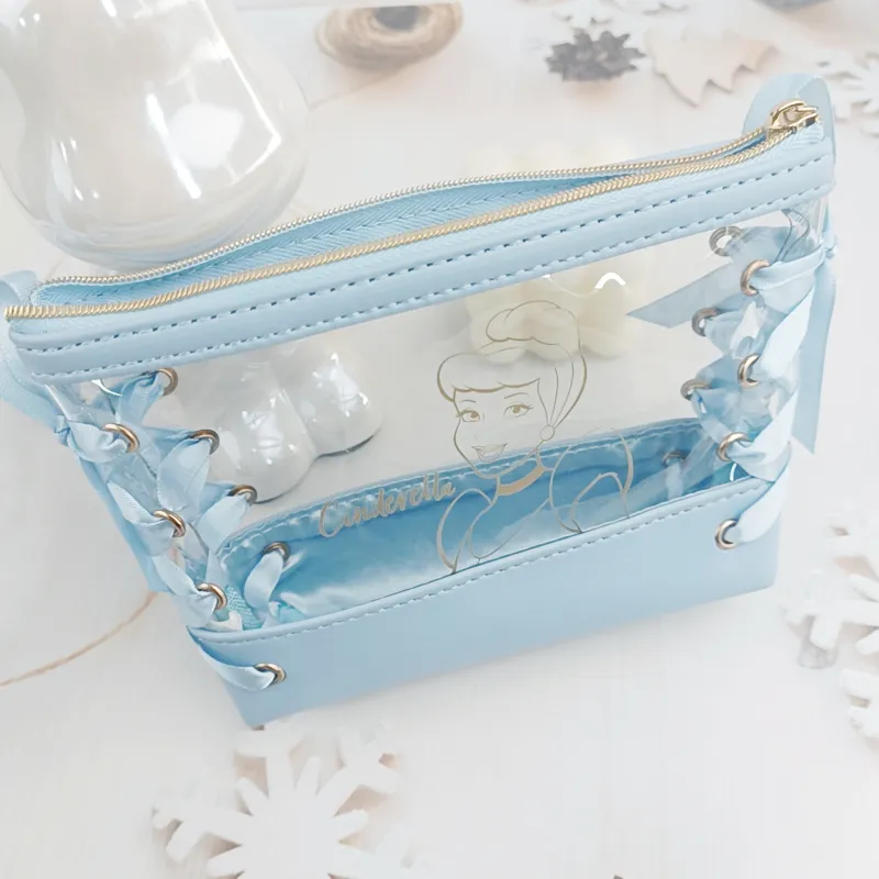 Disney Princess PU Polyurethane Storage Bag Women's Blue-2