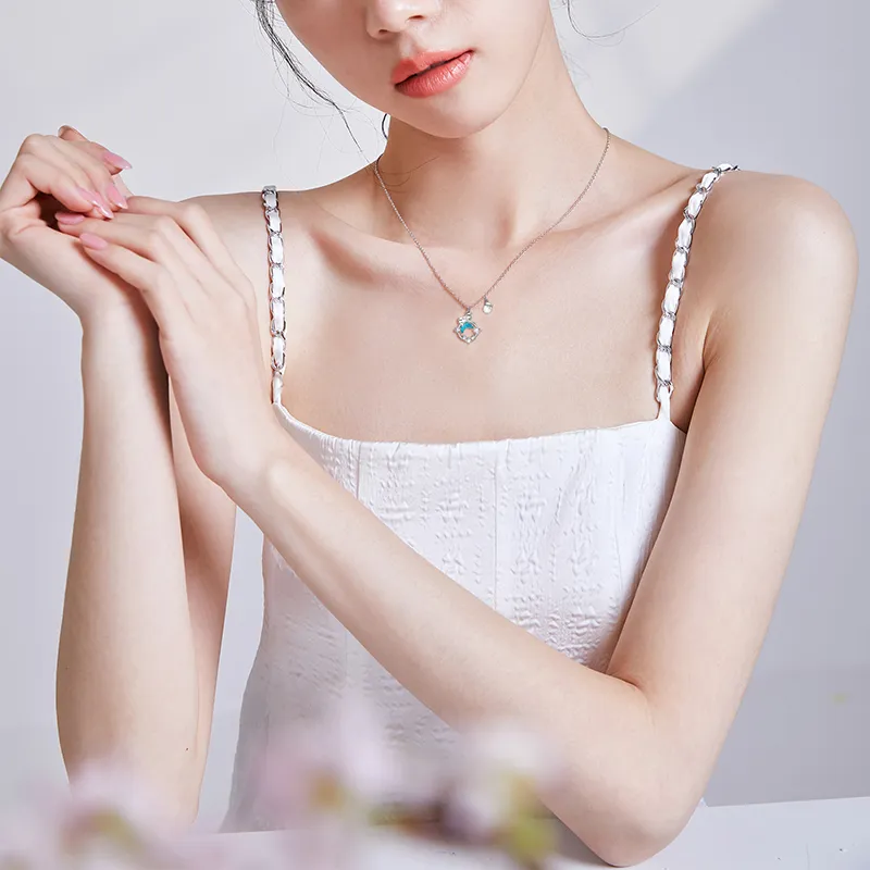 Disney Princess S925 Silver Necklaces Women's-25