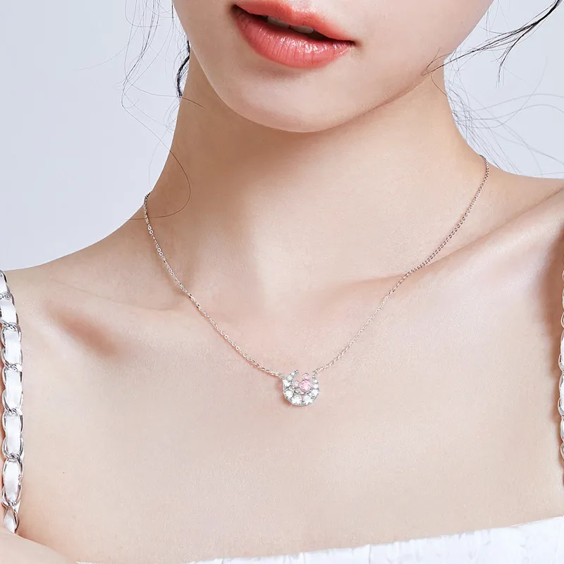 Disney Magic Colors Series S925 Silver Necklaces Women's-11