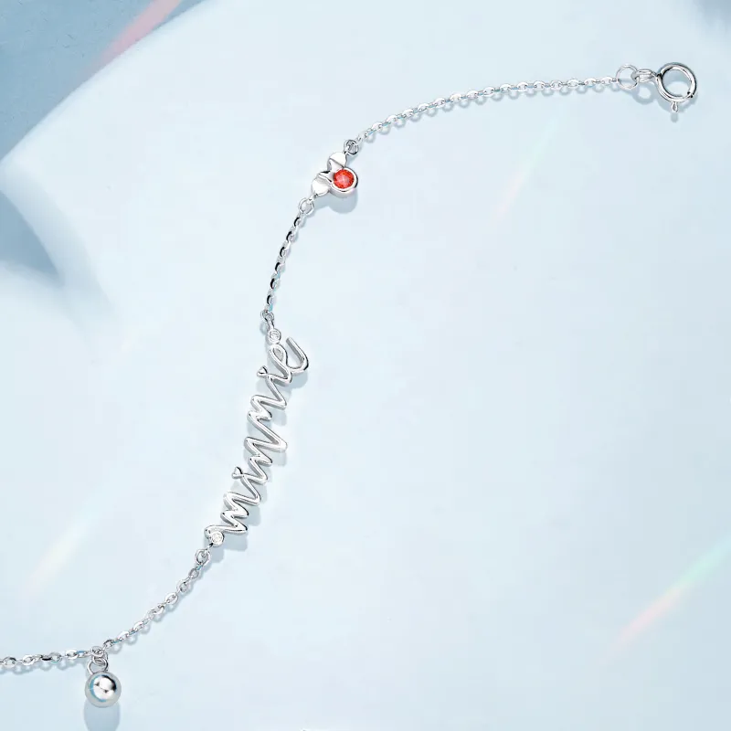 Disney Minnie Series 925 Sterling Silver Necklaces Women's-38