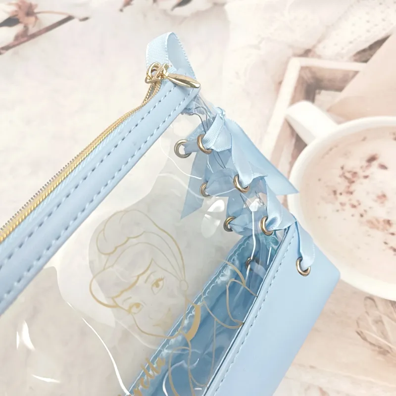 Disney Princess PU Polyurethane Storage Bag Women's Blue-4