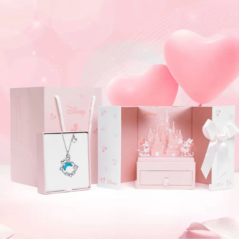 Disney Princess S925 Silver Necklaces Women's-7