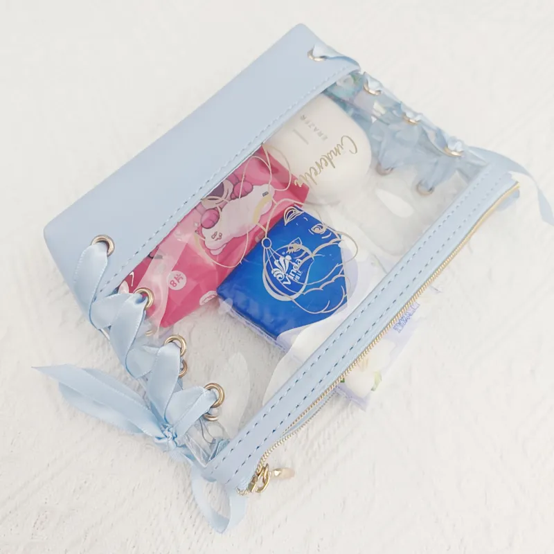 Disney Princess PU Polyurethane Storage Bag Women's Blue-3