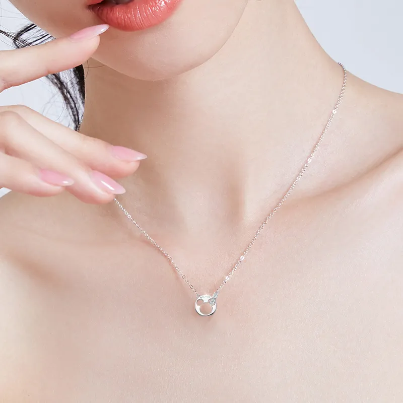 Disney S925 Silver Necklaces Women's-31