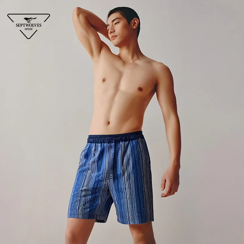 SEPTWOLVES Boxer Shorts Men's Navy Blue-4
