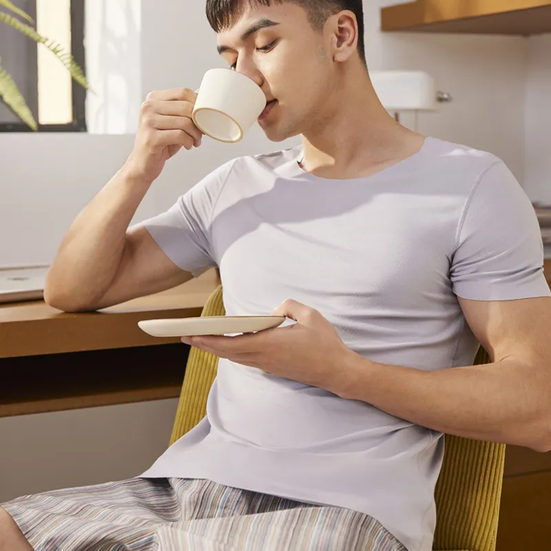 SEPTWOLVES Men Pajama Tops-2