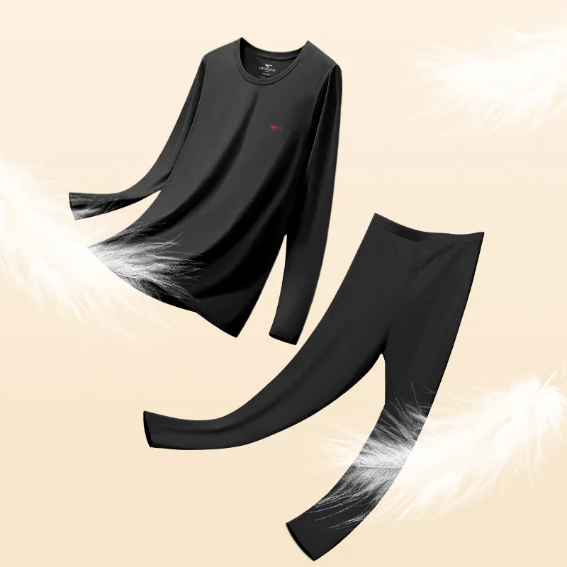SEPTWOLVES Thermal Set Men's Black-1