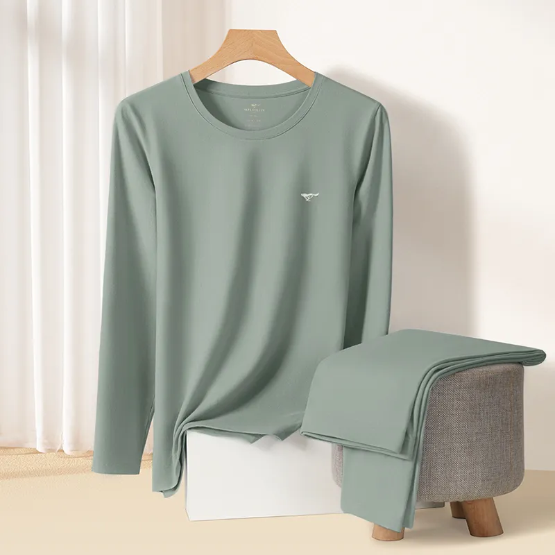 SEPTWOLVES Thermal Set Men's Gray Green-1