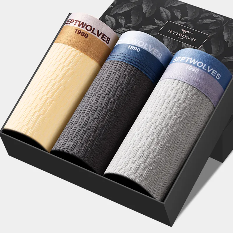 SEPTWOLVES Underwear Gift Box Men's 3 Pack Mixed Color-1
