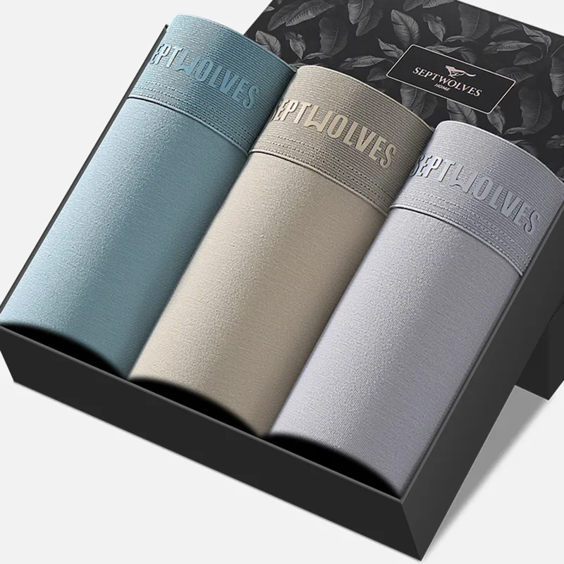 SEPTWOLVES Underpants Men's Box 3 Pack Mixed Color-1