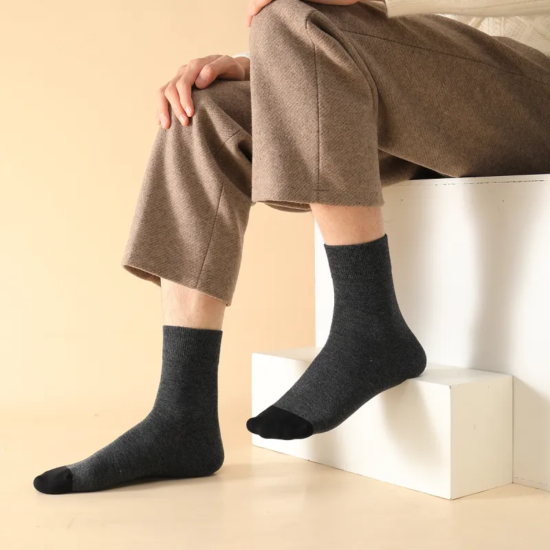 SEPTWOLVES Knee High Socks Men's Box 4 Pack Mixed Color-1