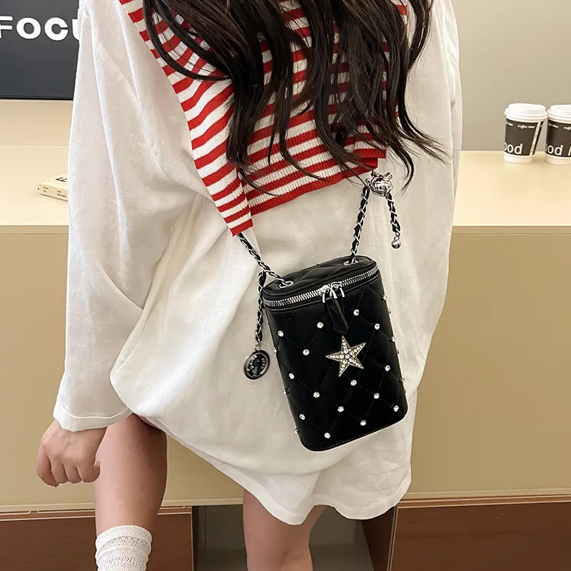 Fitchell PU Bucket Bags Crossbody Bag, Shoulder Bag Regular Women's Multicolor-13