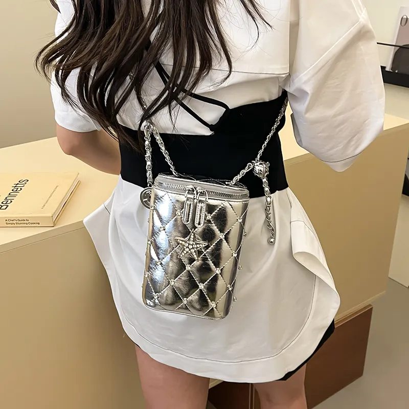 Fitchell PU Bucket Bags Crossbody Bag, Shoulder Bag Regular Women's Multicolor-7