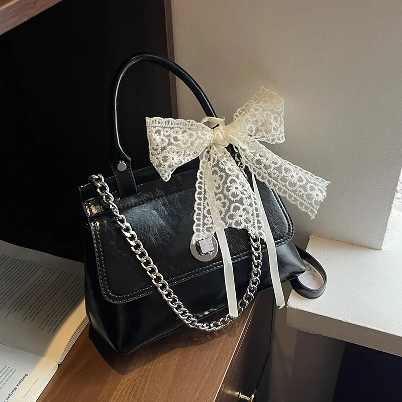 Fitchell PU One Shoulder Handbag Regular Women's White/Blue/Pink/Purple/Black-26