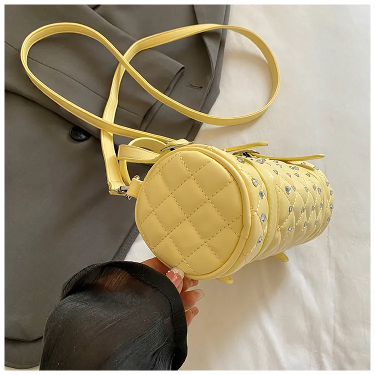 Fitchell PU Handbag Women's Yellow/Black/Pink/White-2