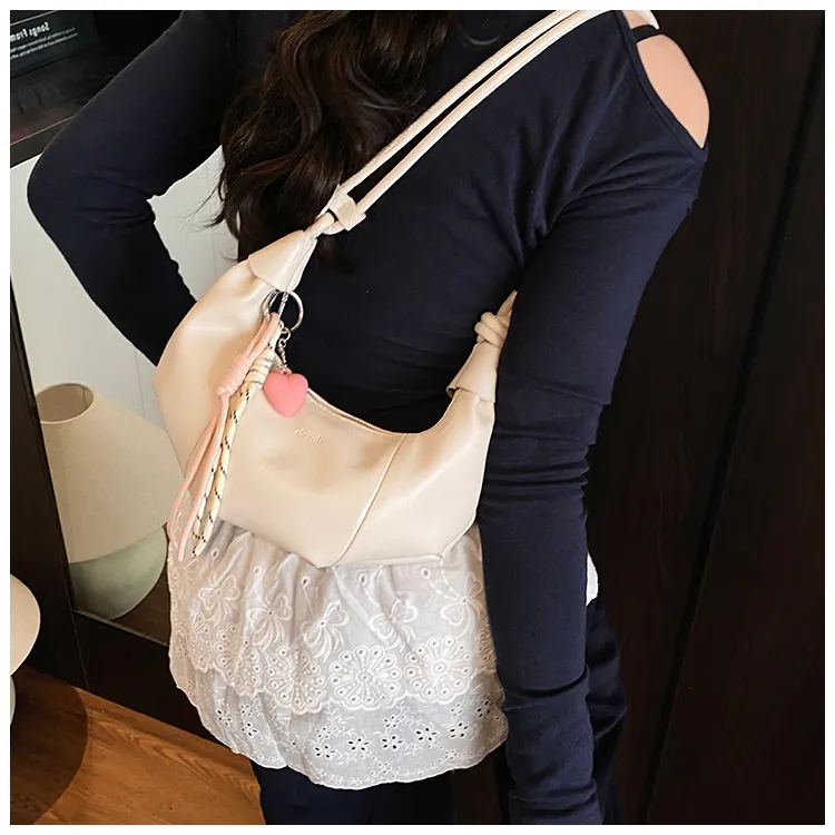Fitchell PU Shoulder Bag Women's Yellow/Pink/Silver/Black/Blue/White-26
