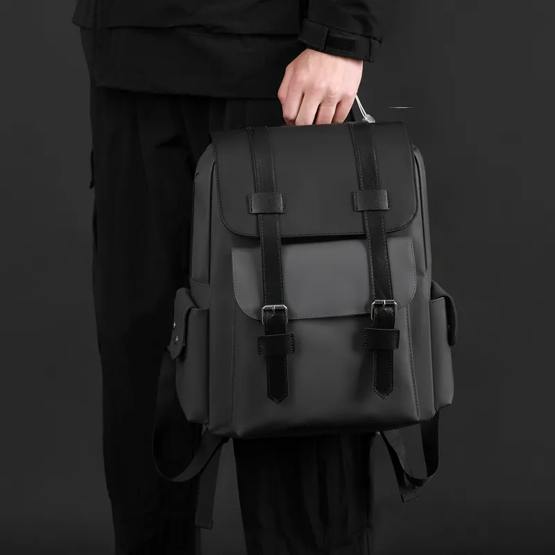 Fitchell Membrana Dermalis Backpack Men's Gray/Army Green/Black-1
