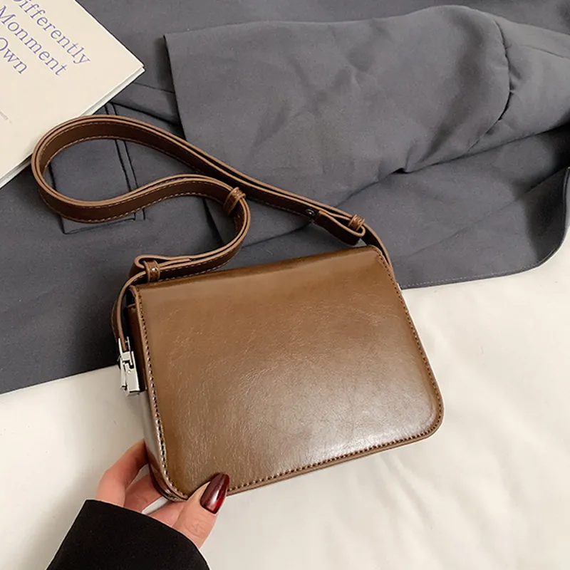 Fitchell Versatile In Vintage Crossbody Bag Shoulder Bag Women's Brown Black/Ecru/Coffee/Red-3