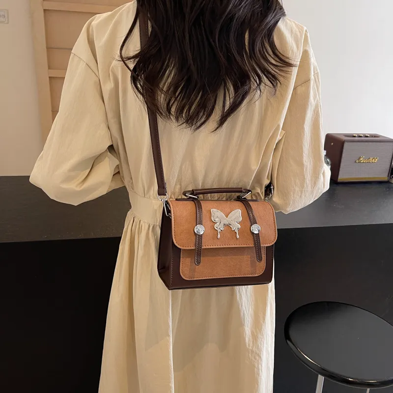 Fitchell PU Crossbody Bag, Handbag Women's White & Pink/Blue & Coffee/Blue & Brown/Khaki & Coffee-13
